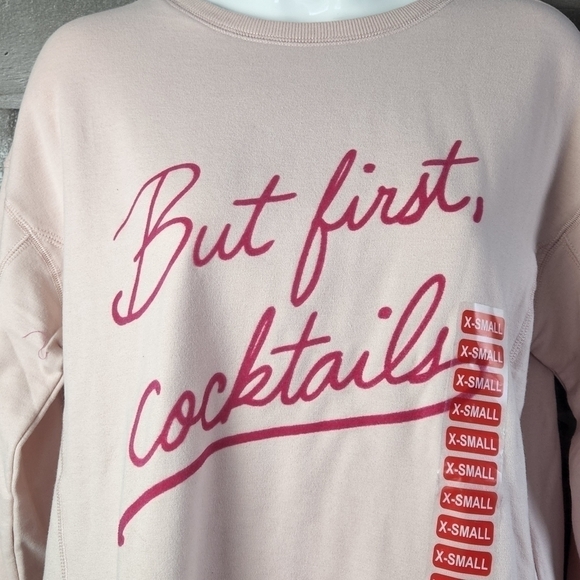 New WILDFOX But First Cocktail Hudson thermal Sweater - Picture 6 of 8